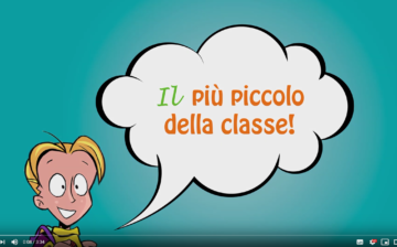 Il più piccolo della classe… il cartone!