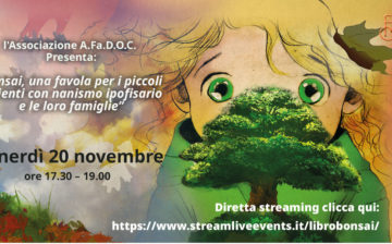 PRESENTAZIONE LIBRO BONSAI 20/11/2020