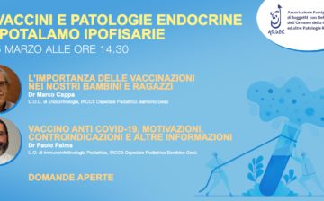 VIDEO WEBINAR VACCINI E PATOLOGIE ENDOCRINE IPOTALAMO IPOFISARIE